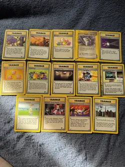 Collection of Vintage Trainer Cards Pokemon Cards - Image 1