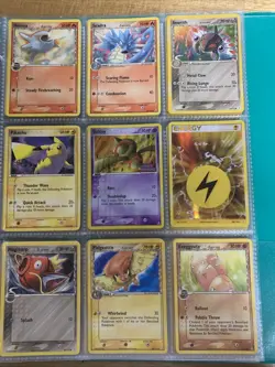 Pokemon TCG EX Holon Phantoms Card Binder Lot with Delta Species - 46 Cards VTG - Image 1