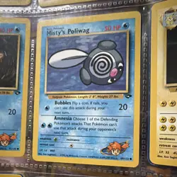 Pokemon TCG Gym Heroes WotC Misty Lot 4 first edition 17 cards total 1 holo - Image 2