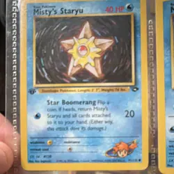 Pokemon TCG Gym Heroes WotC Misty Lot 4 first edition 17 cards total 1 holo - Image 3