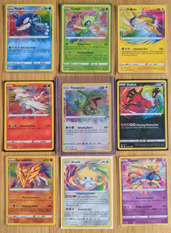 Pokemon Cards - Amazing Rare Complete 9 Card Set inc Rayquaza NM/M - Image 1