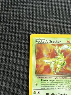 Pokemon Cards: Gym Heroes Rare Holo: Rocket's Scyther 14/132 LP - Image 2