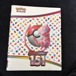 Pokemon Scarlet Violet 151 Mew Binder Collection EMPTY Binder Only *NO CARDS* - Image 3