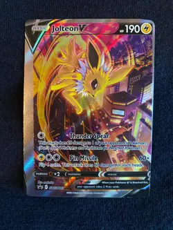 Pokemon Jolteon SWSH: Sword & Shield Promo Cards Holo MISCUT ERROR - Image 1