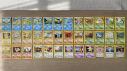 36 rare original 1999 Pokemon cards base set, fossil and jungle - Image 1