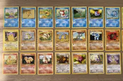 36 rare original 1999 Pokemon cards base set, fossil and jungle - Image 2