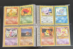 117 Pokemon cards in First Movie Folder - Ungraded, Common Uncommon - see photos - Image 2