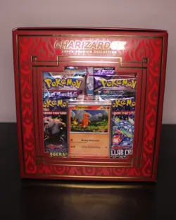 Pokemon TCG Charizard ex Super-Premium Collection Box Sealed - Promo Cards & Fig - Image 5