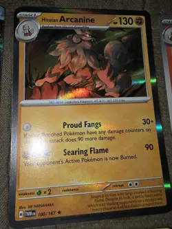 8 Growlithe & Arcanine Pokemon Cards NM - Image 3