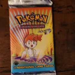Pokemon TCG Gym Heroes Misty Booster Pack 11 Cards English Wizards of the Coast - Image 1