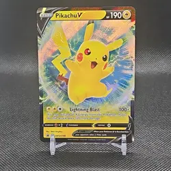 The Pokemon Company Pikachu V SWSH198 SWSH Promo Cards Holo English 2022 - Image 1