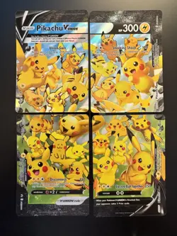 Pokemon TCG - Pikachu V-Union (Set of 4) - SWSH: Sword & Shield Promo Cards - Image 1