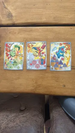 Pokemon TCG First Partner Collection Series 2 Johto Chikorita Cyndaquil Totodile - Image 1