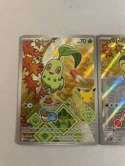 Pokemon First Partner Collection Series 2 Chikorita Totodile Cyndaquil Promo lot - Image 2