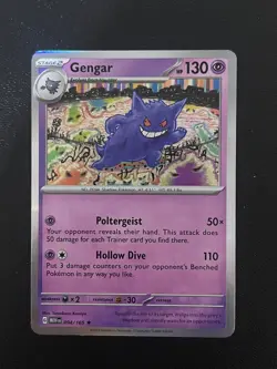 Gengar 094/165 Holo Rare 151 Pokemon Near Mint - Image 1