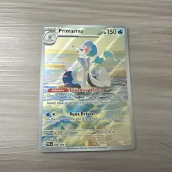 Pokemon Primarina (088/084) Illustration Rare – Pitch Black NM - Image 1