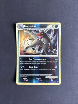 Pokemon TCG Houndoom HGSS Undaunted 5/90 Reverse Holo Holo Rare 2010 Nintendo - Image 1