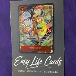 OP04-118 Nefeltari Vivi Sec Alt Art Kingdoms of Intrigue One Piece TCG Eng - Image 1