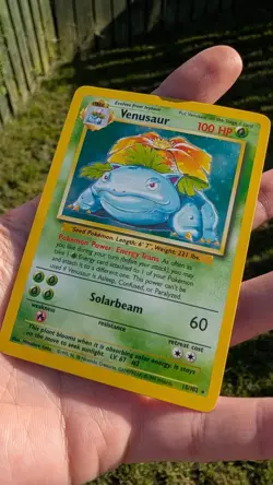 Pokemon Venusaur 15/102 LP+ Base Set Holo Rare PSA Worthy - Image 5