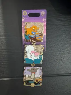 Disney Pins LR The Aristocats 55th Anniversary Kittens Folding Pin Lr - Image 2