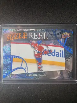 2025-26 Upper Deck Extended Lane Hutson Sizzle Reel SR-79 Montreal Canadiens NM - Image 1