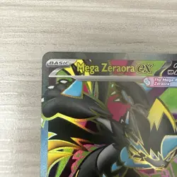 Pokemon TCG Mega Zeraora EX Ultra Rare Full Art Holo Pitch Black 098/084 - Image 3