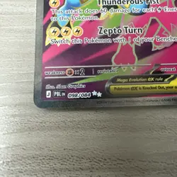 Pokemon TCG Mega Zeraora EX Ultra Rare Full Art Holo Pitch Black 098/084 - Image 4