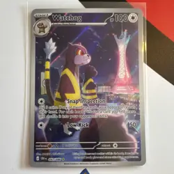 Pokemon TCG Watchog 097/086 Chaos Rising Holo Rare English 2026 100 HP - Image 2