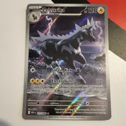 Pokemon TCG Zebstrika 115/086 Sv: White Flare IR Holo English 120HP 2025 - Image 2