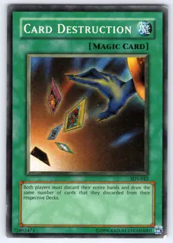 Card Destruction SDY-042 Starter Deck: Yugi Unlimited Yu-Gi-Oh MP - Image 1