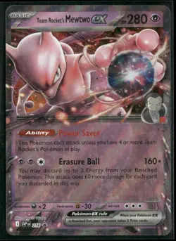 SV: Scarlet & Violet Promo Cards #205 Team Rocket's Mewtwo ex - Image 1