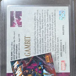 2024 Marvel Masterpieces '92 Platinum Holofoil 4-Card Lot Witch Gambit DD Cat - Image 4