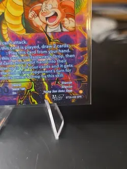 Bandai Dragon Ball Super Card Game Shenron Stolen Wish Battle SPR Foil BT30-038 - Image 2