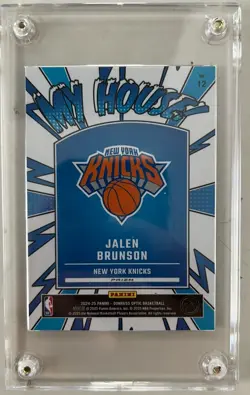 2024-25 Panini Optic - Jalen Brunson signed autographed card New York Knicks - Image 2