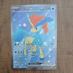 Keldeo EX 159/086 White Flare Holo Card Near Mint Condition - Image 1