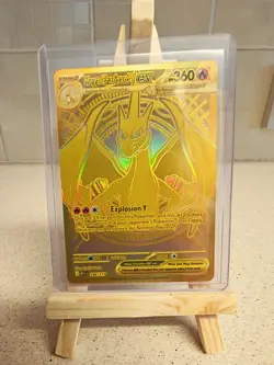 Mega Charizard Y Ex 294/217 Pokemon Card Secret Rare Gold - Image 1