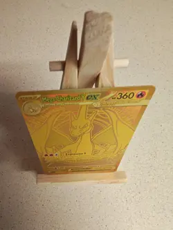 Mega Charizard Y Ex 294/217 Pokemon Card Secret Rare Gold - Image 4