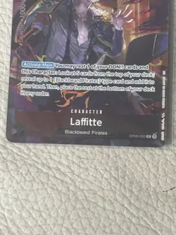 Laffitte OP09-095 Parallel Best Selection Vol.4 One Piece English TCG Alt Art - Image 3