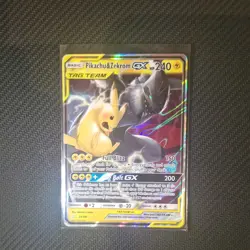 Pokemon Team Up Sun and Moon Pikachu & Zekrom GX 33/181 NM/M (VERY CLEAN) - Image 1