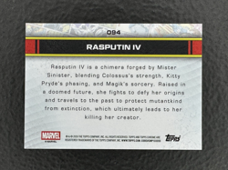 2026 Topps Chrome Marvel Comics Rasputin IV Yellow Refractor /275 #094 #94 - Image 3