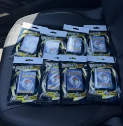 8 X Pokemon TCG Power Pack Lot 320 Cards Total + Holo Rares *SEALED* - Image 1