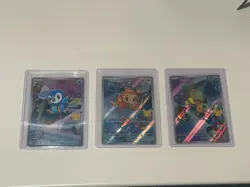 Pokemon First Partners Series 1 Gen 4 Sinnoh 3 Starters Cards - Image 1
