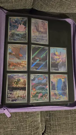 Pokemon TCG Binder Collection 87 Cards + 1 Slab - Includes 151 & Vintage + More - Image 1