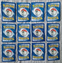 Pokemon energy cards x 12 (base set) 1999. 2 of each. - Image 2
