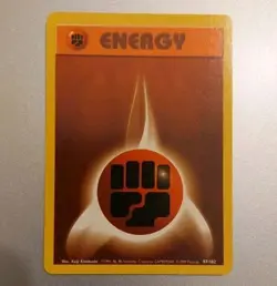 Pokemon energy cards x 12 (base set) 1999. 2 of each. - Image 5