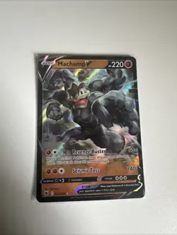 Pokemon TCG Machamp V Sword & Shield-Astral Radiance 072/189 Holo Ultra Rare - Image 1