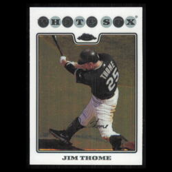 Jim Thome #69 2008 Topps Chrome Chicago White Sox Baseball Card MLB NM - Image 1