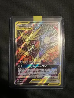 Pokemon TCG Moltres & Zapdos & Articuno GX Hidden Fates Card - Image 1