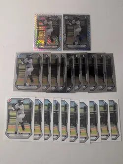 Lot (22x) 2026 Bowman Chrome JUAN TORRES 1st Bowman 22 Card Lot New York Yankees - Image 1