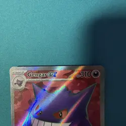 Pokemon TCG Gengar EX Temporal Forces Ultra Rare Card 193/162 Scarlet & Violet - Image 3